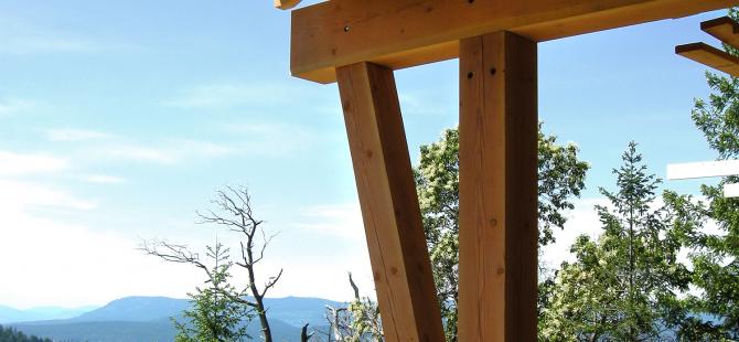 detail, Ward Gulf Island House - Alan James Architect