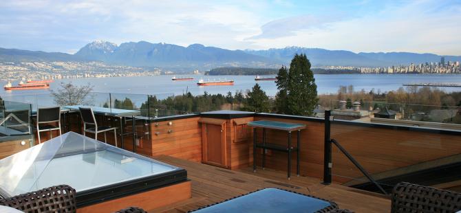 roof deck, Residential Restoration, West Point Grey - Alan James Architect