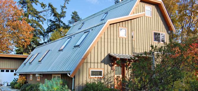 Delta “urban farmhouse” exterior